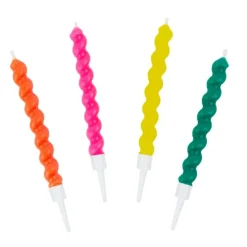 Velas espiral colores (8) - Talking Tables