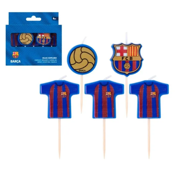 Velas Fútbol Club Barcelona 2D (5) - Liragram