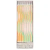 Velas largas blancas con ondas de colores (16) - Meri Meri