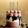 Velas largas burbujas doradas (6) - Dekora