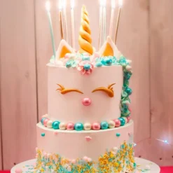 Velas largas colores metalizados (16) - Dekora
