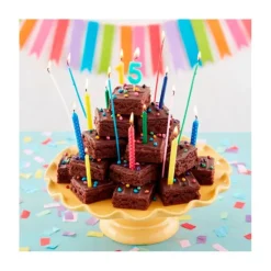 Velas números de colores (10) - Wilton
