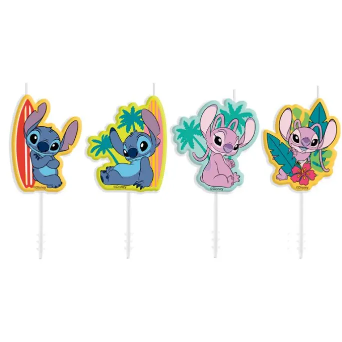 Velas Stitch y Angel (4) - Dekora