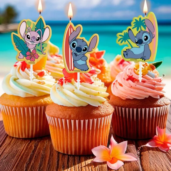 Velas Stitch y Angel (4) - Dekora