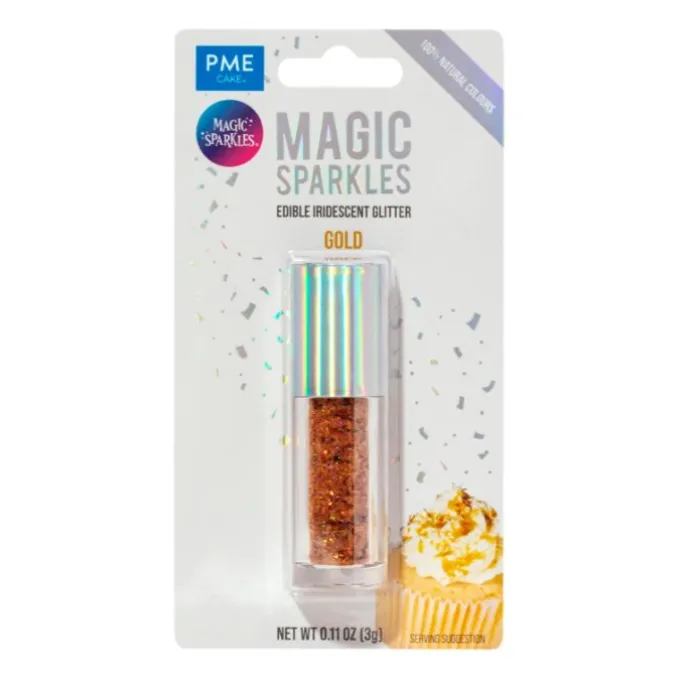 Virutas de purpurina doradas Gold Magic Sparkles 3 g - PME