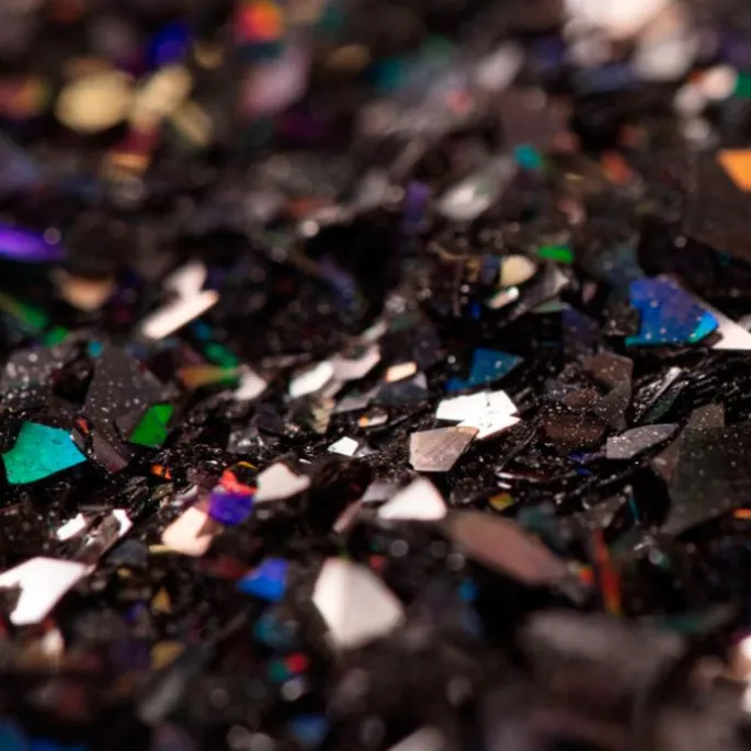 Virutas de purpurina negras Black Onyx Magic Sparkles 3 g - PME