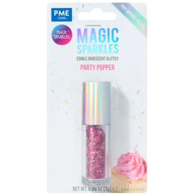 Virutas de purpurina rosas Party Popper Magic Sparkles 3 g - PME