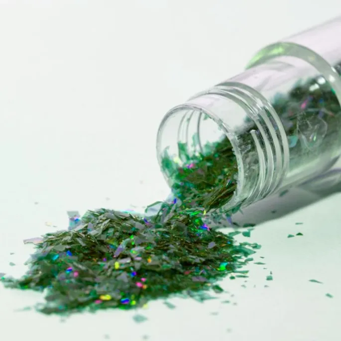 Virutas de purpurina verdes Green Emerald Magic Sparkles 3 g - PME