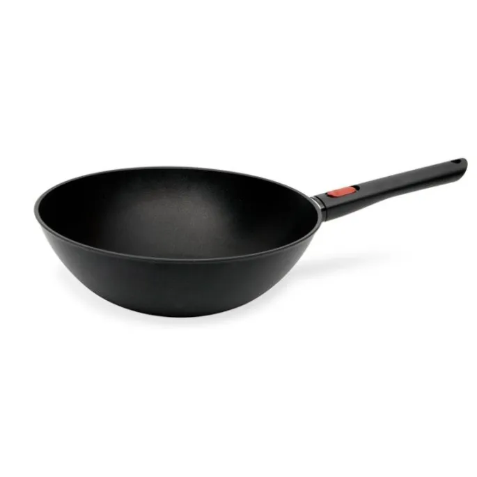 Wok antiadherente Saphir Eco Lite Inducción 30 cm - Aluminio fundido - Woll + REGALO paño