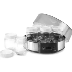 Yogurtera con 7 tarros de cristal con tapa Multi - Lacor