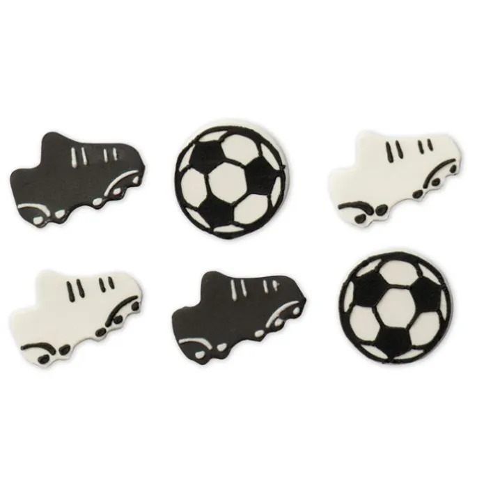 Zapatillas y balones de fútbol de azúcar (6) - Decora